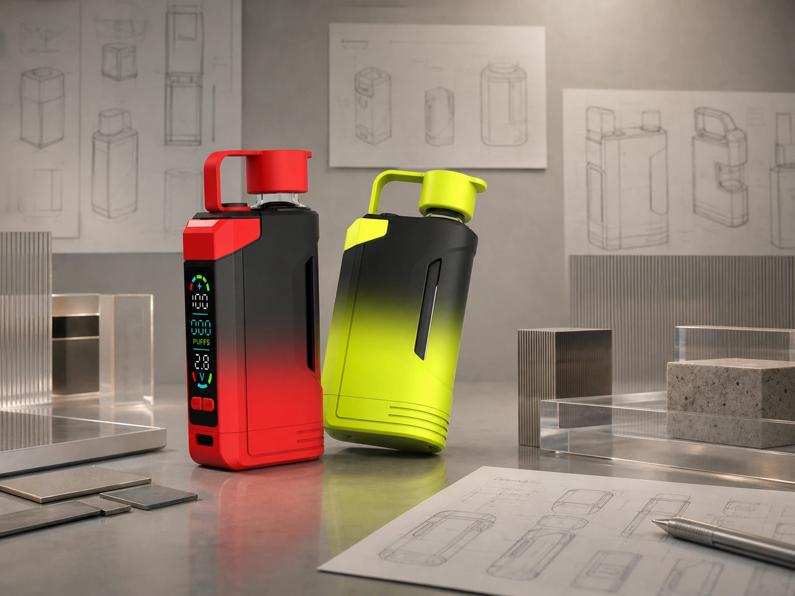 Custom cannabis vape hardware development and engineering validation